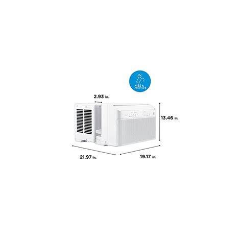 midea u shaped air conditioner dimensions